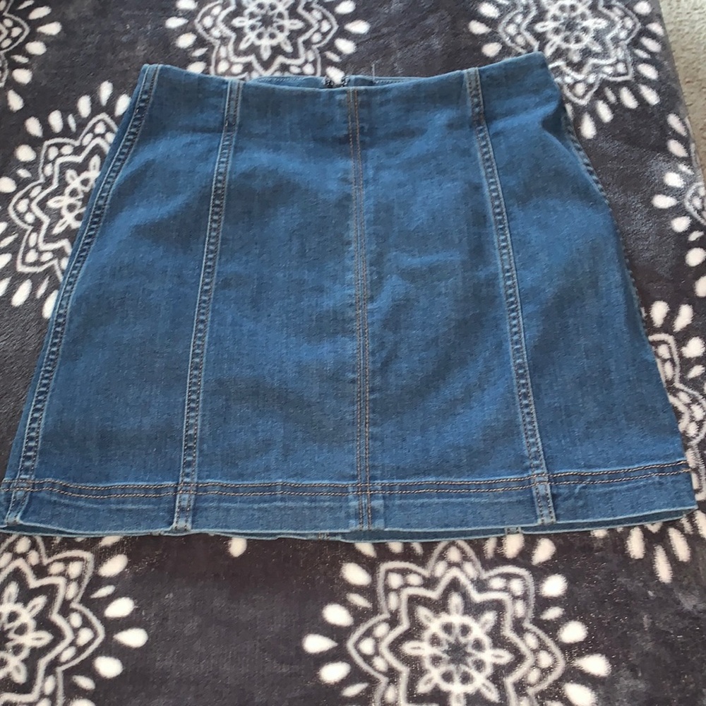 Fitted Denim Jean skirt
